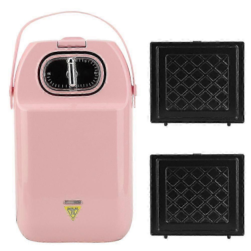Household Multi Functional Sandwich Toaster Bread Breakfast Maker Cooking Tools  (Pink )