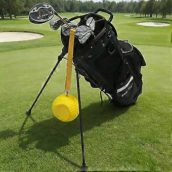 Golf-Trainingshilfe, Golf-Trainingsbälle, einzigartige Ausrichtungsstange, Kopftraining für korrekte Schwungmechanik und Armstruktur, mehrfarbig.C4
