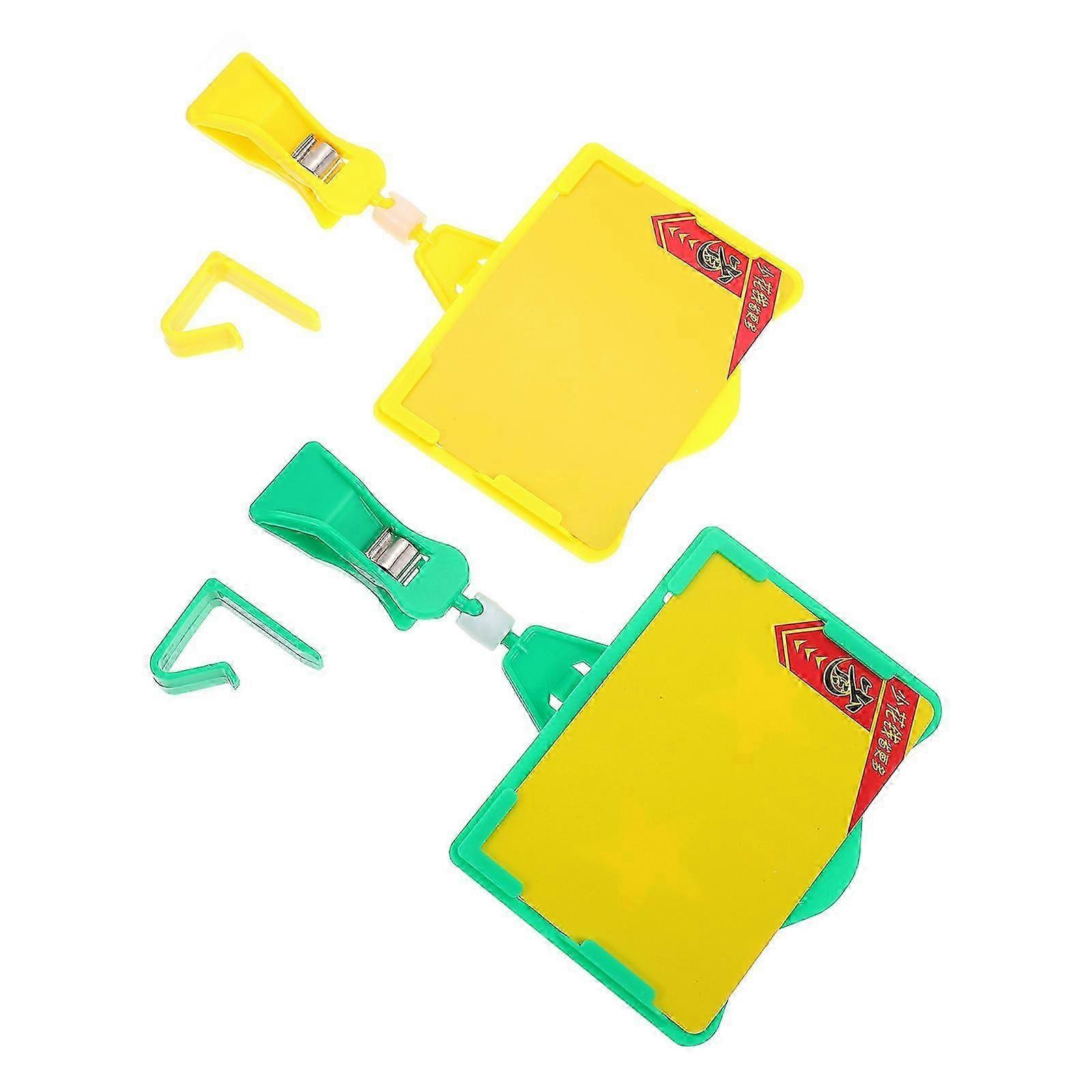 Supermarket Supplies Label Holder Clips for Displaying 8Pcs