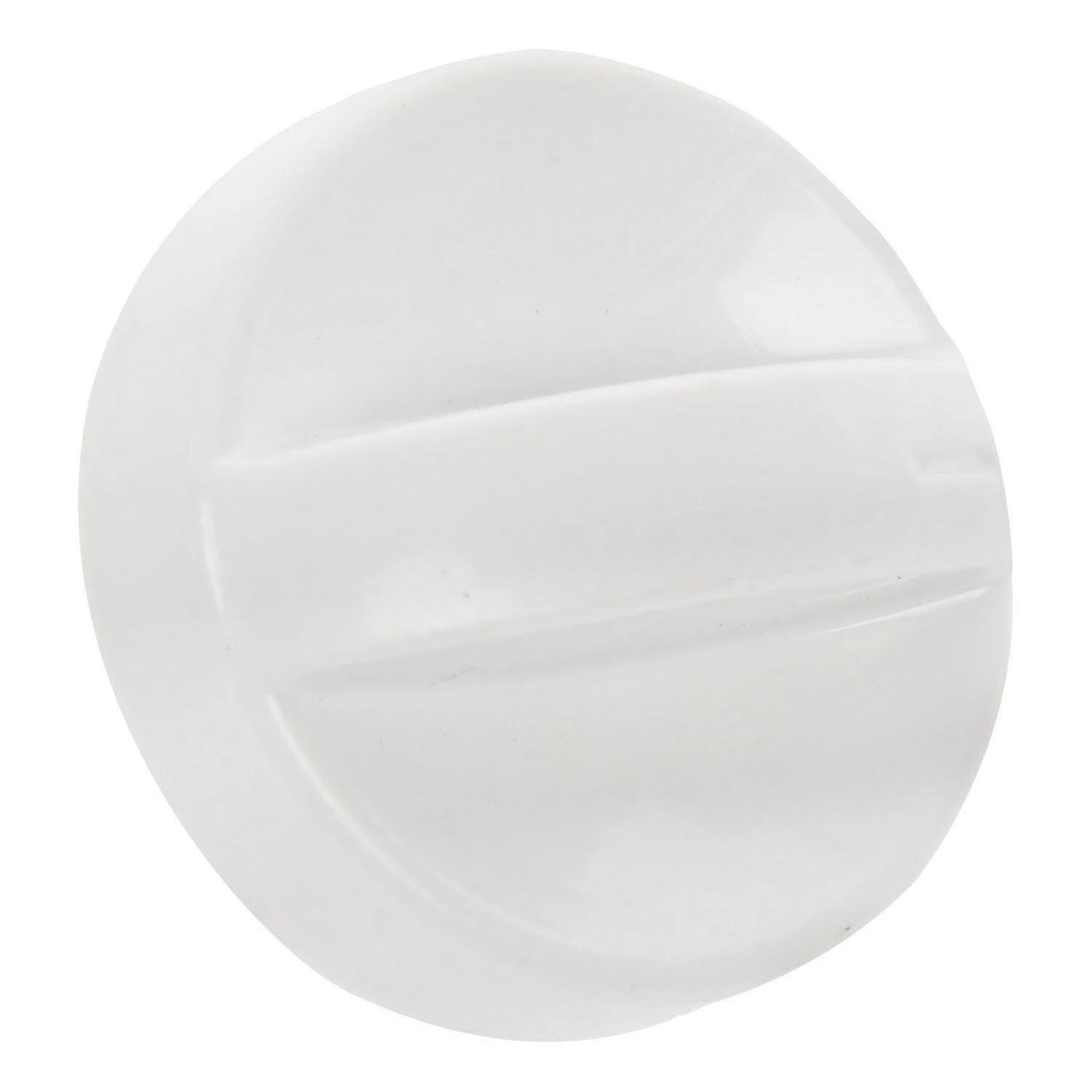 White Plastic Timer Knob 43mm