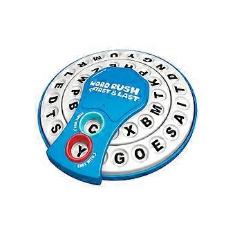 Portable Letter Wheel Game for Two People with Rotating Start-and-End Prompts and a Compact Design for Carrying and Storage  Blue