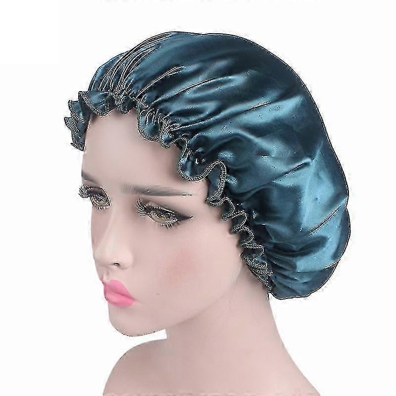 Womens Silk Night Sleep Cap Head Wrap