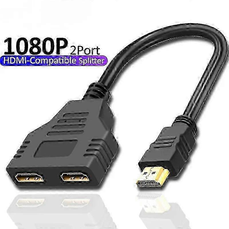 Compact 1 In 2 Out HDMI Splitter