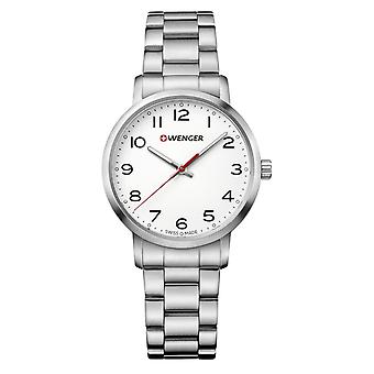 Wenger avenue Quartz Analog Woman Watch with Stainless Steel Bracelet 01.1621.104