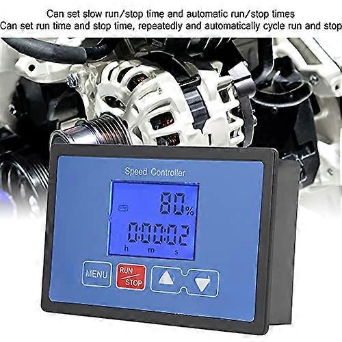 DC Motor Speed Controller with LCD Display and Programmable Cycle Timer for Brush Motor