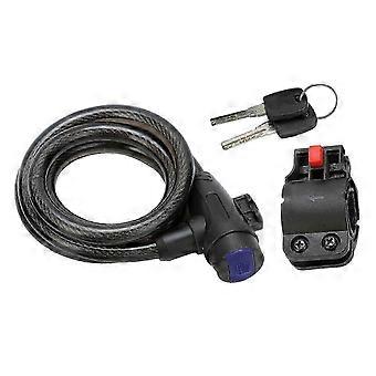 Bicycle anti Theft, Spiral Steel Cable Combination Security Lock Cycling Protective Lock)_HP