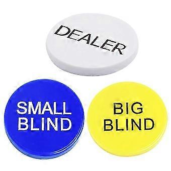 Chips For Betting Tokens 3Pcs Colorful Game Accessory For Family Games Easy To Use
