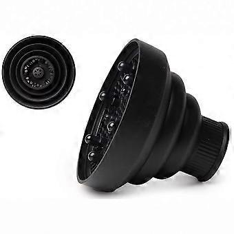 For Travel and Natural Thick Curly Hair, Foldable Blow Dryer Diffuser Attachment, Professional Styling Accessory