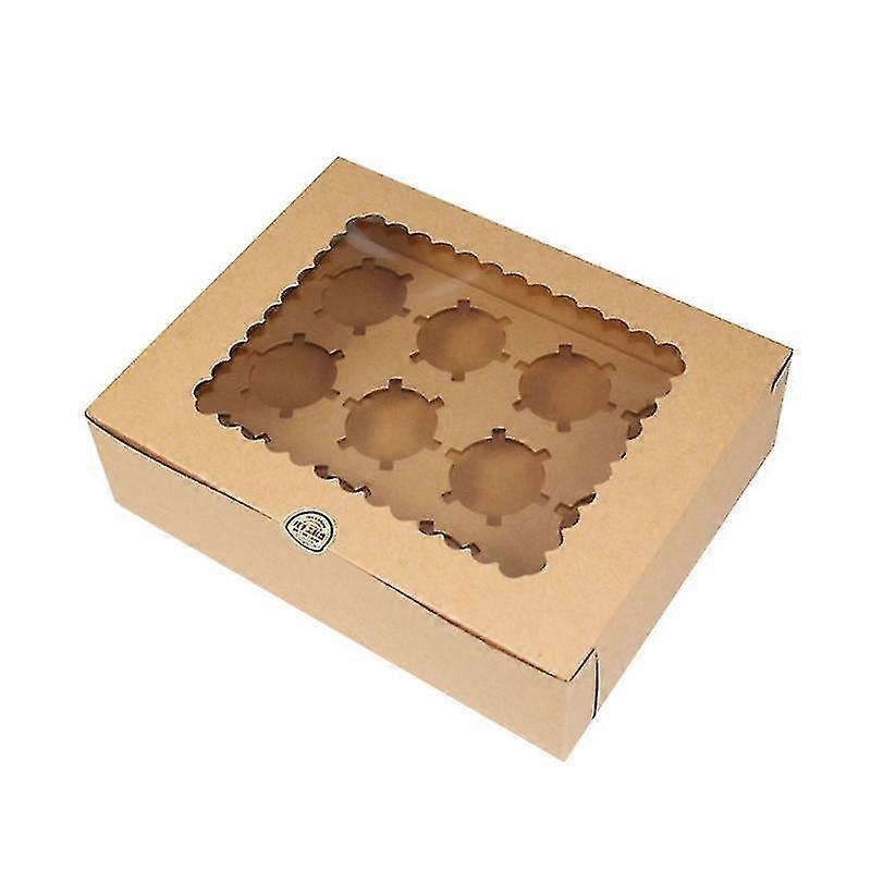 1pcs 12 Cavity Cupcake Box 2025