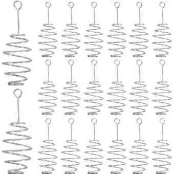 40pcs Fishing Bait Cage - Spring Feeder Bait Holder Rig for Carp Mullet Dough Chicken Liver  Freshwater Fishing Tackle Accessories