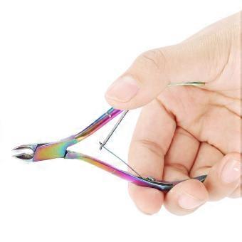 Bunte Edelstahl Nagel Tote Haut Entfernung Clipper Nagelhautschere Maniküre Pediküre Werkzeug