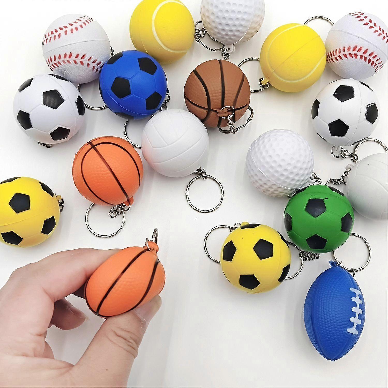 24 Assorted Funny Keychains + Cards
