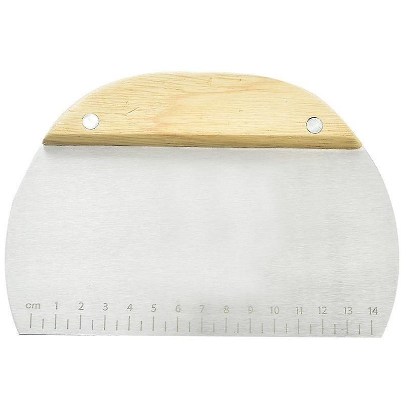 Stainless Steel Metal Griddle Scraper Chopper - Great As Dough Cutter For Bread And Pizza Dough - Multipurpose Kitchen Utensil For Flat Top Griddle1pc