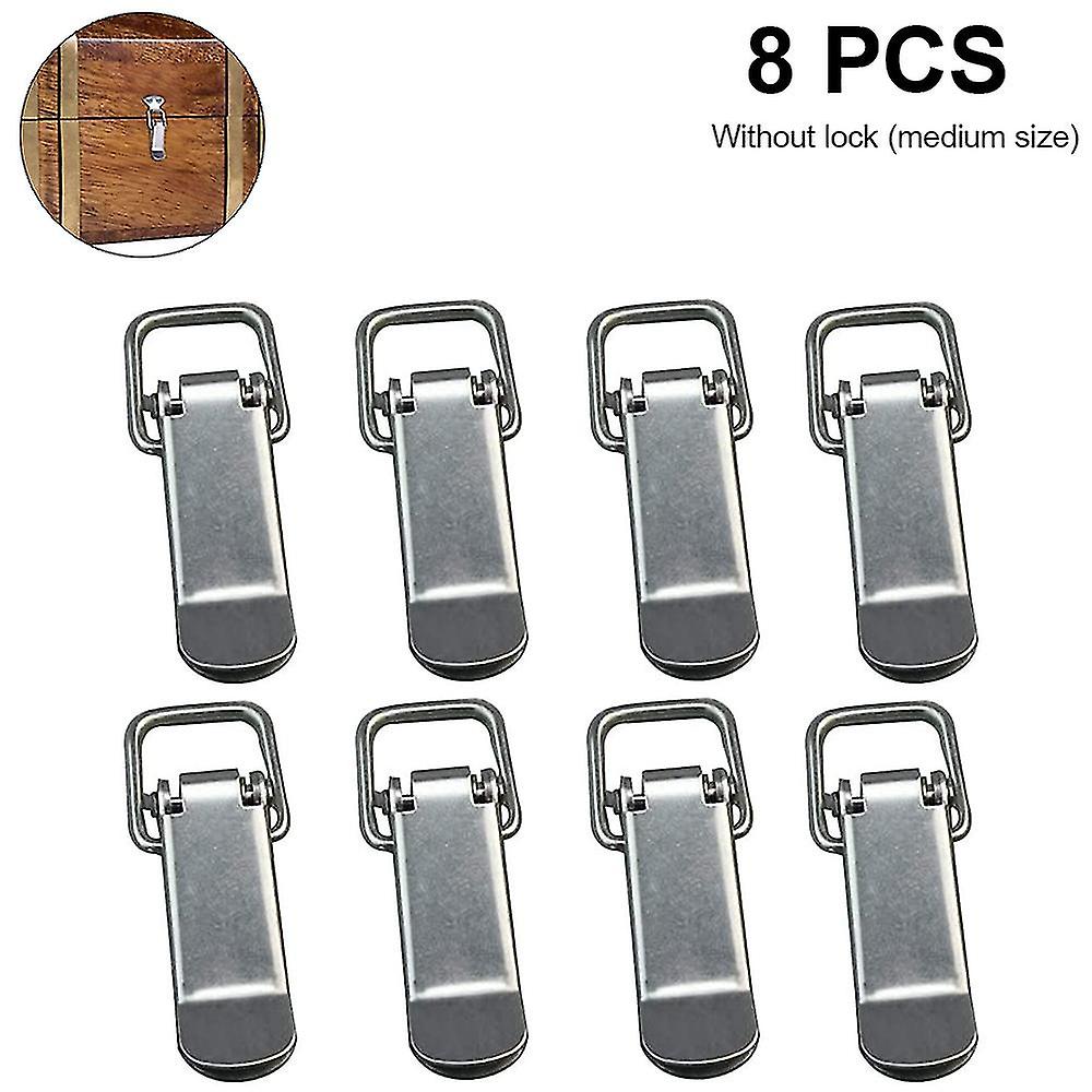 8pcs Stainless Steel Toggle Locks Ideal As A Box Lock Flap Lock