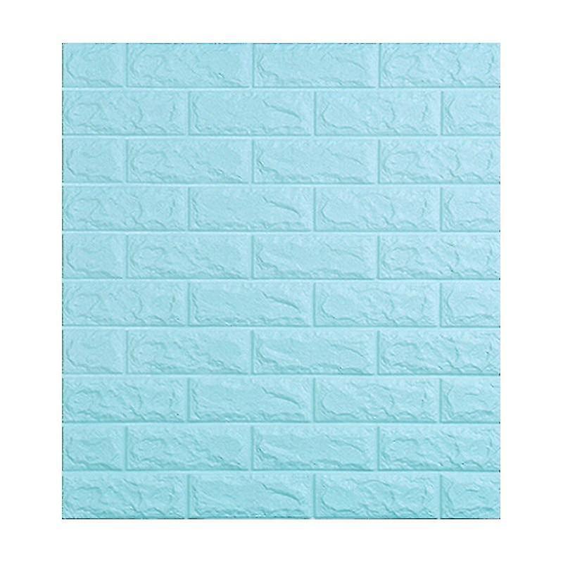 Sky Blue Self Adhesive 3d Wallpaper For Living Room