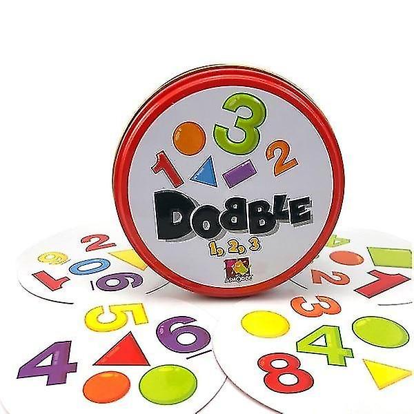 F numbers Double Card Table Board For Dobbles Kids Spot Cards english Toy