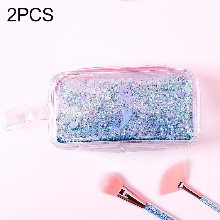 2 PCS Cute PVC Pig Pattern Pencil Case