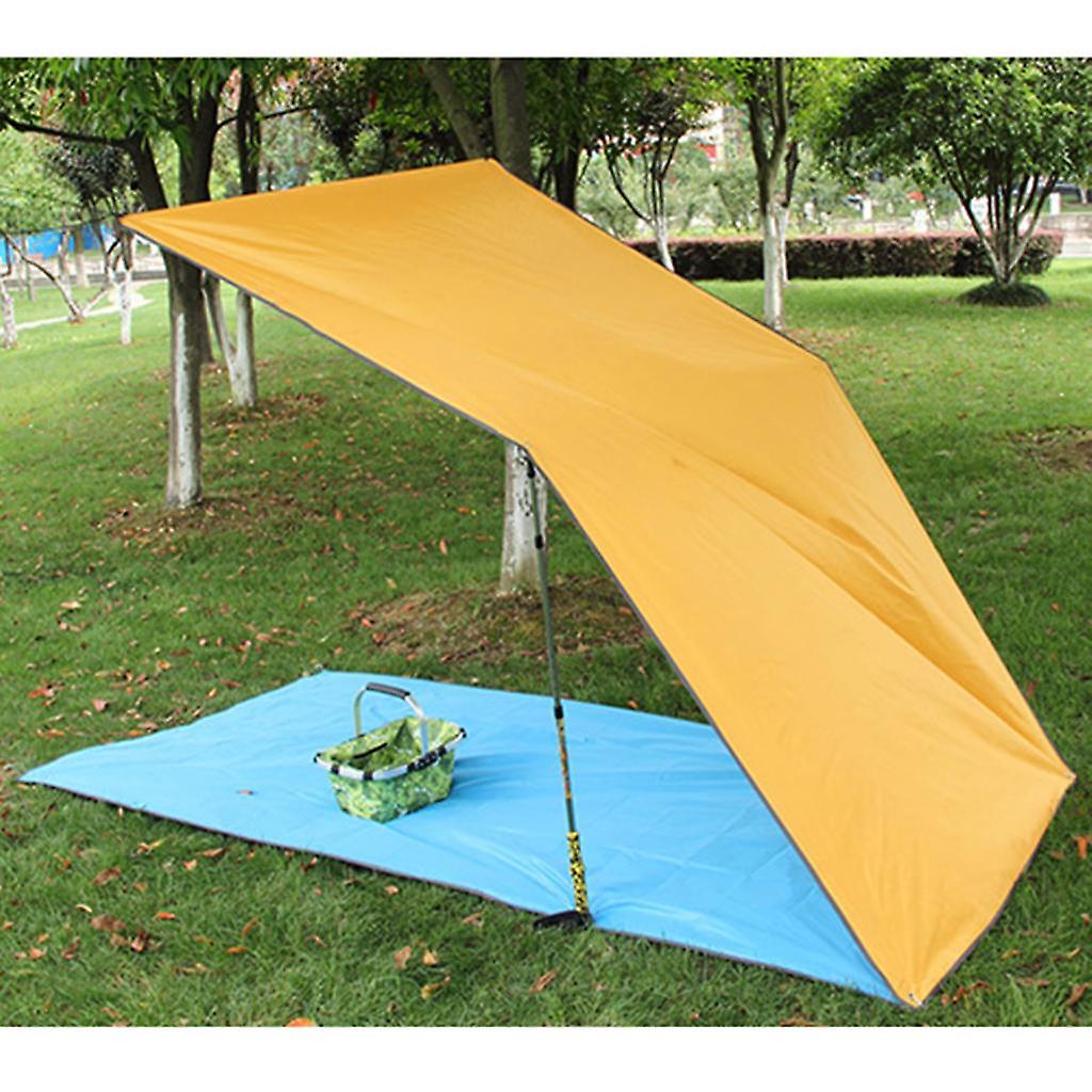 Voile d'ombrage,Bâche de Camping légère imperméable en PE, tissu