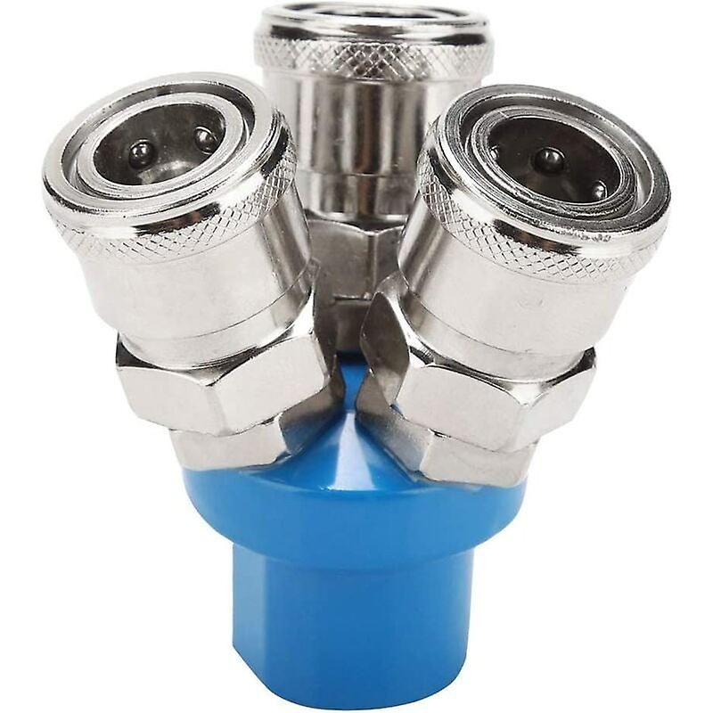 1/4" 2/3 Way C-Type Two Way Air Compressor Quick Release Air Compressor Quick Mount Air Compressor Connection (3 Way)