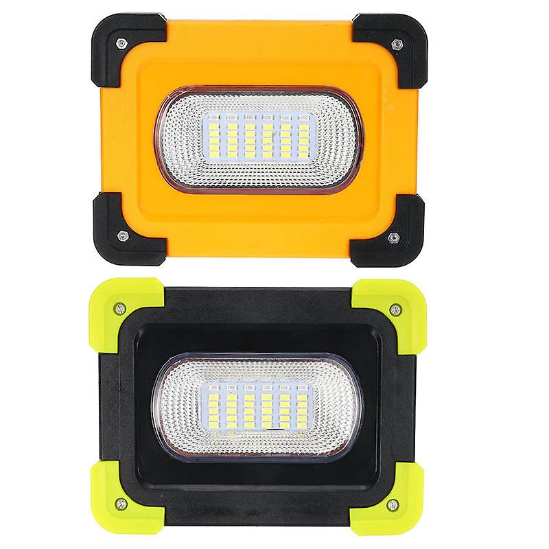 60W Foldable Solar Work Light - Usb Charging, Portable Spotlight For Camping & Emergency Use