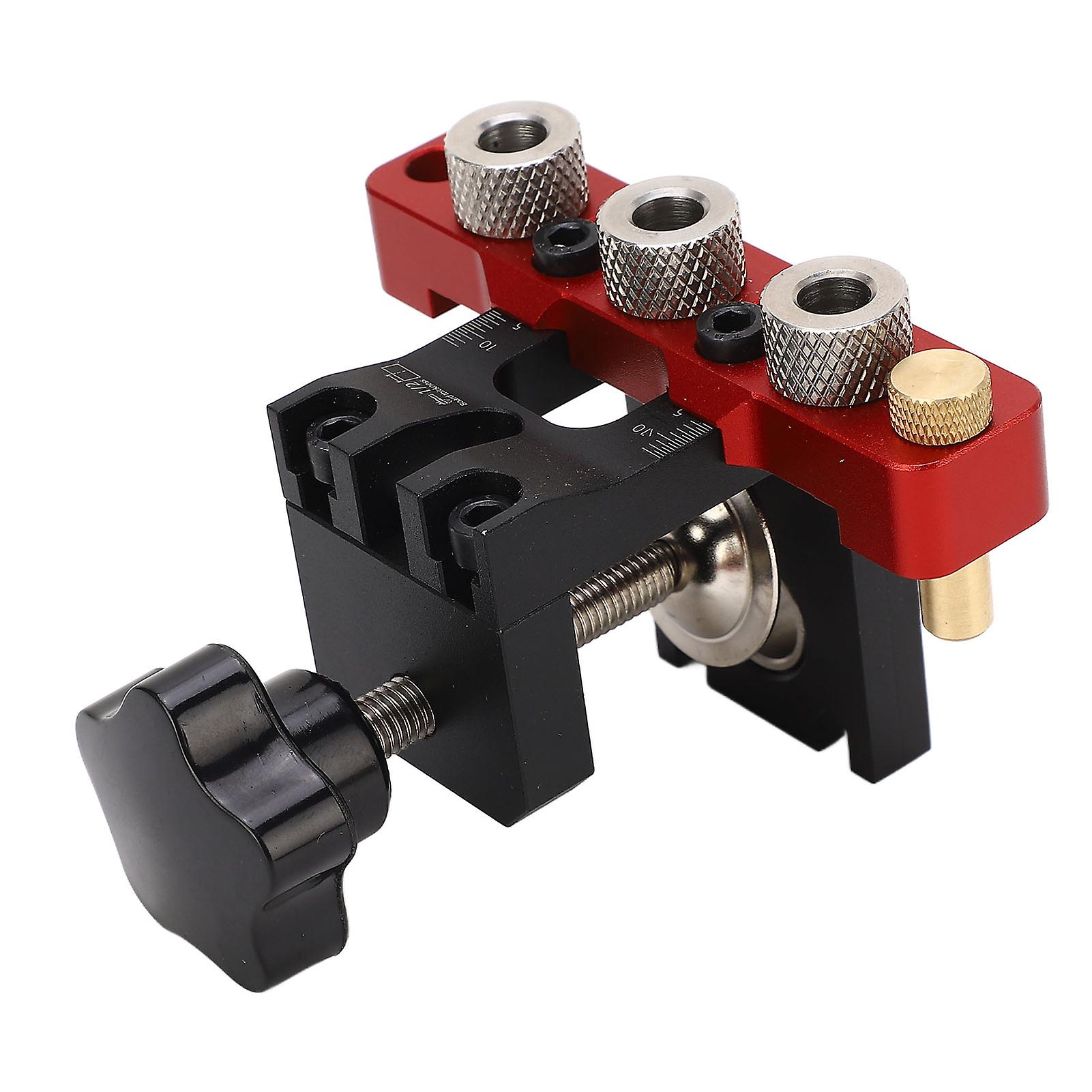 Woodworking Doweling Jig with Hex Wrench Drill Guide Locator Dowel Punch Hole Opener Locator