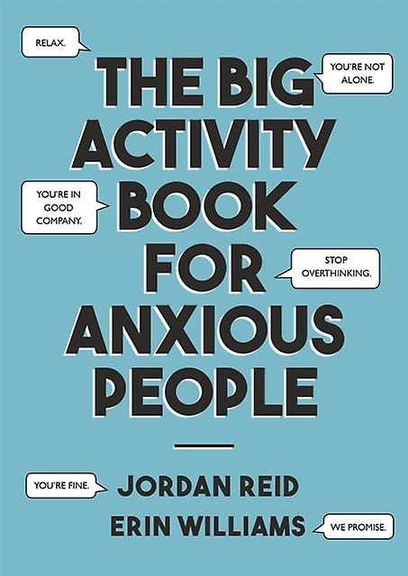 The Big Activity Book For Anxious People by Erin Williams Paperback Book