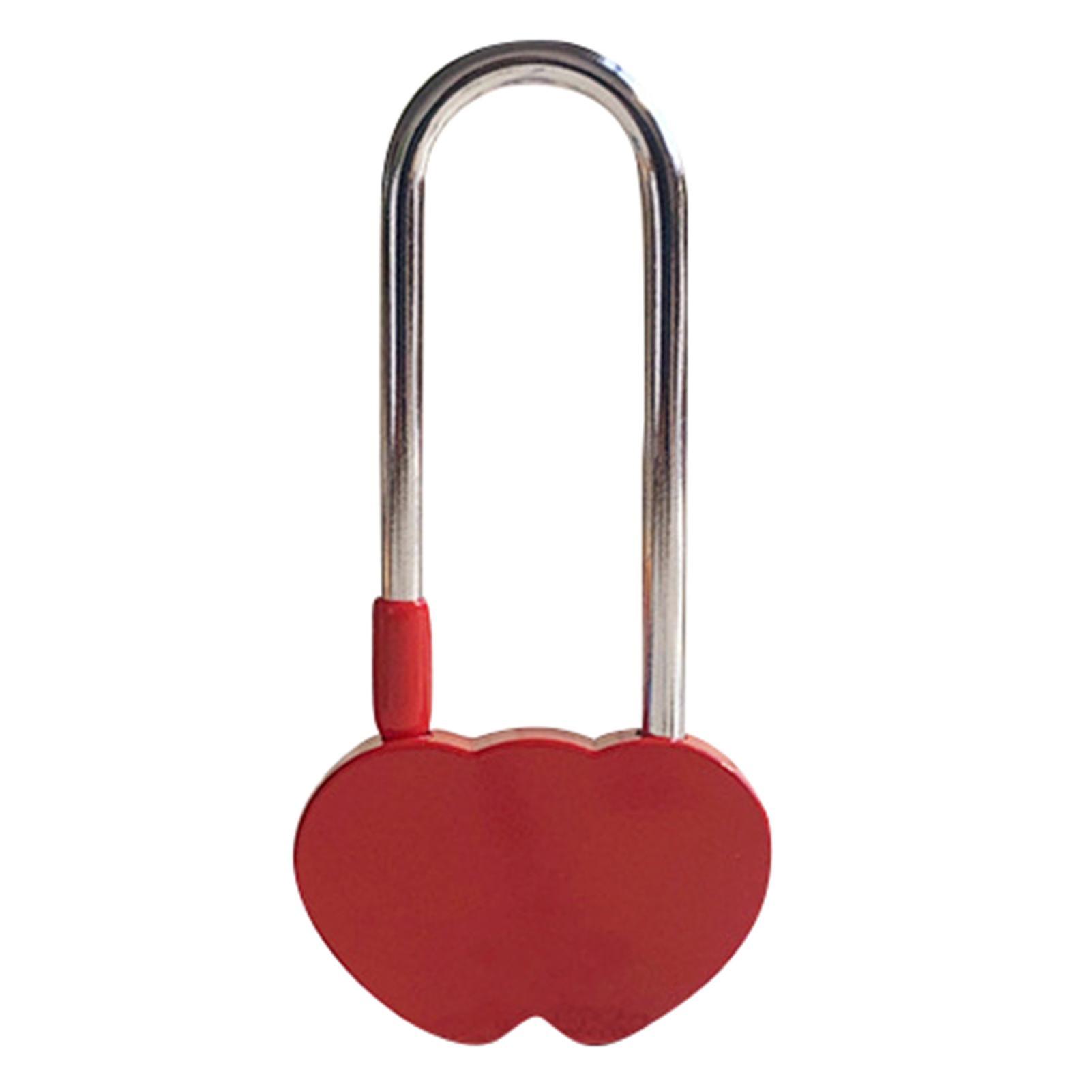 Moda Heart Lock solid color rezistent la uzura compact care doresc lacăt pentru cuplu