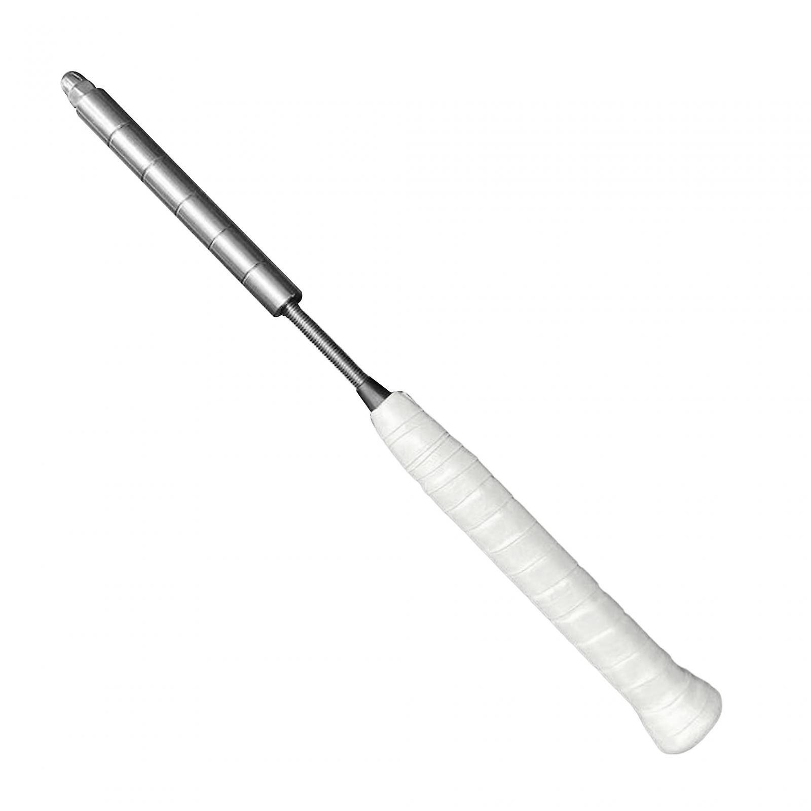Badminton Racket Swing Trainer Badminton Trainer for Power Point Speed White