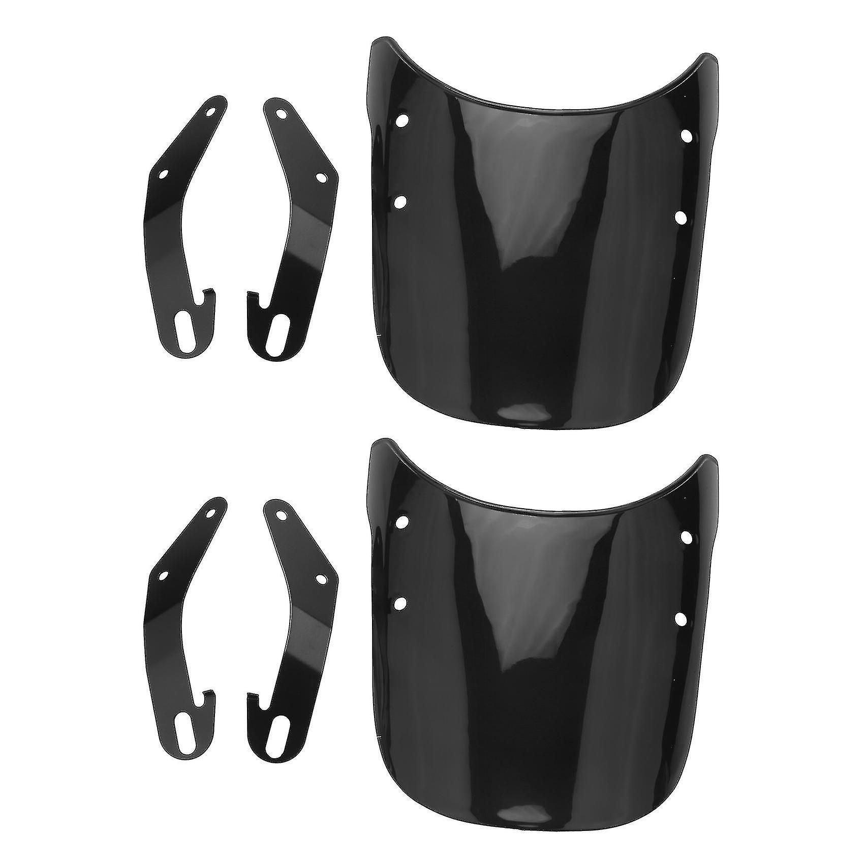 5X Airflow Adjustable Universal Motorcycle Headlight Windshield Windscreen Wind Deflector Motorcycl