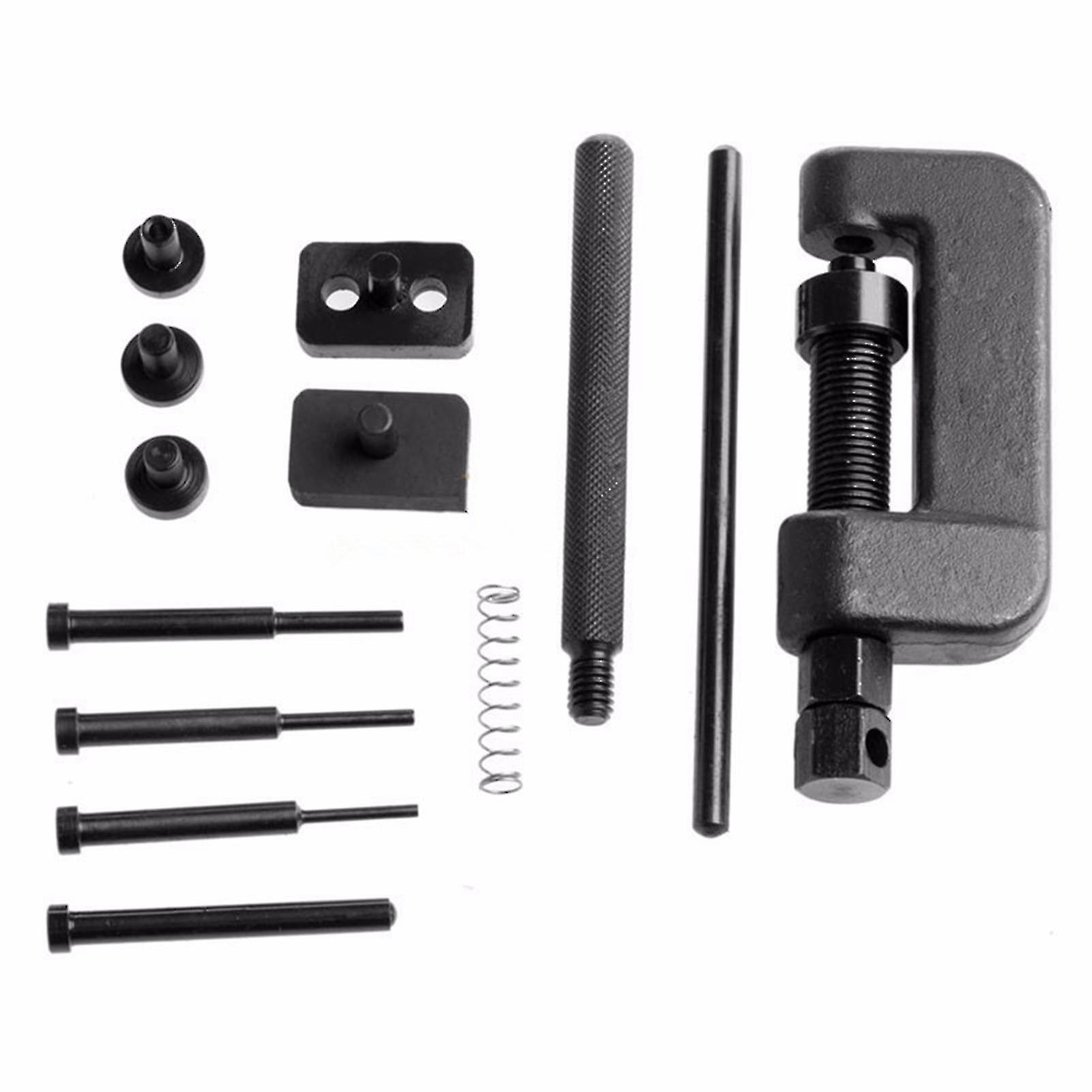 13pcs / set Moto Vélo Chain Breaker Splitter Universal Link Riveting Tools