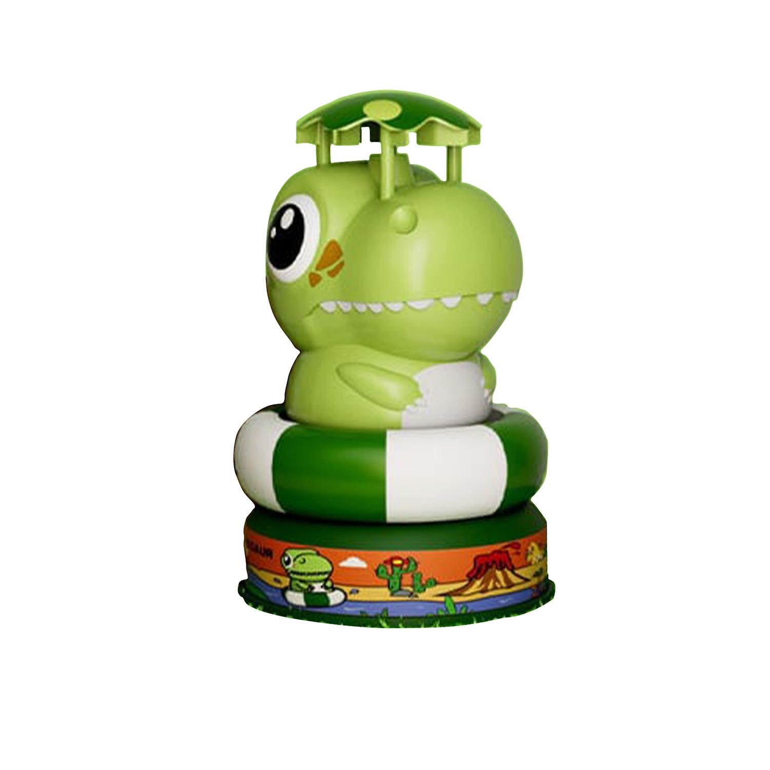 Outdoor Fun with Rotating Dinosaur Sprinkler - Ideal Summer Toy for Kids