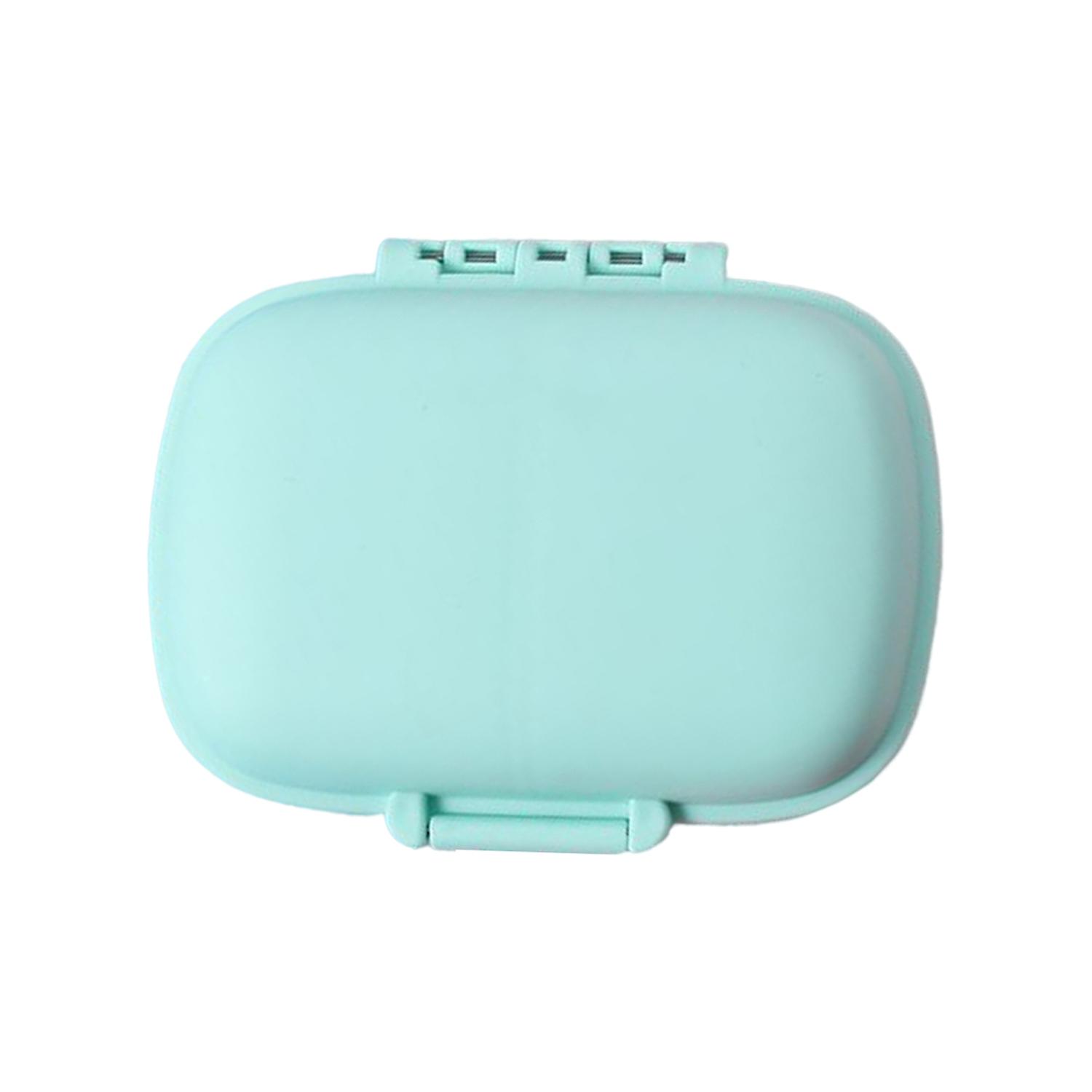 Translucent Visible Good Sealing Pill Organizer 8 Grids 7 Days Tablets Storage Compartment Box Home