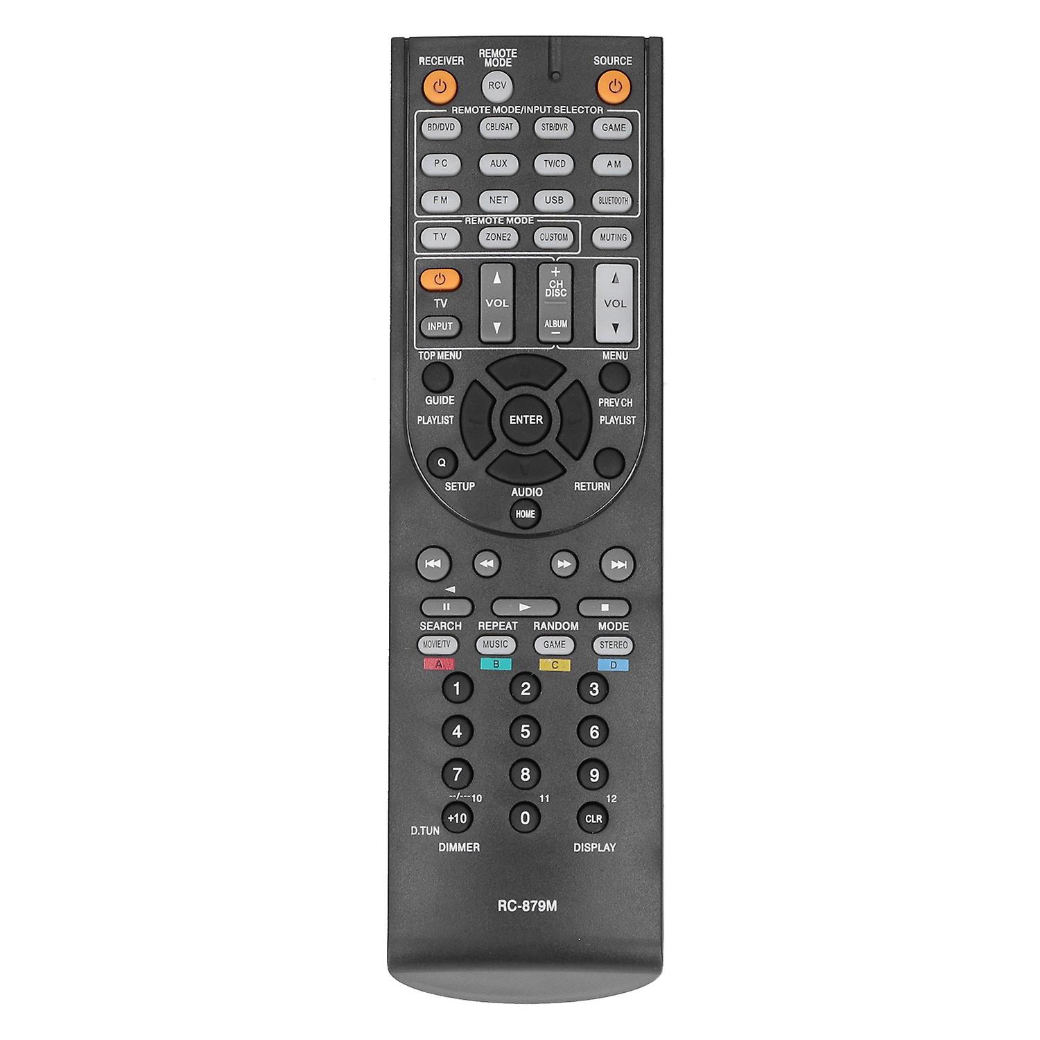 RC879M Replaced Remote Control compatible with Onkyo AV Receiver TXNR535 TXSR333 HTR393 HTS3700 Acce