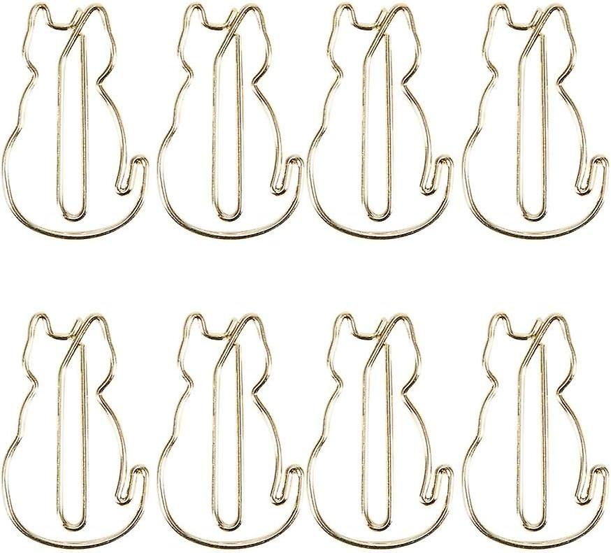 Bewinner Cat?Paper?Clips,12 Pcs Clip Cat Shaped Unique Stylish Multi-Function Thickened Paper Clip 3