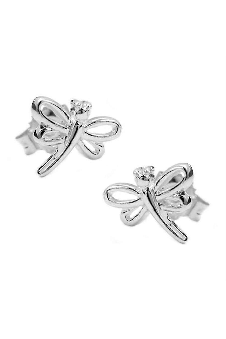 Stud Earrings Dragonfly Silver 925 - Gl91737
