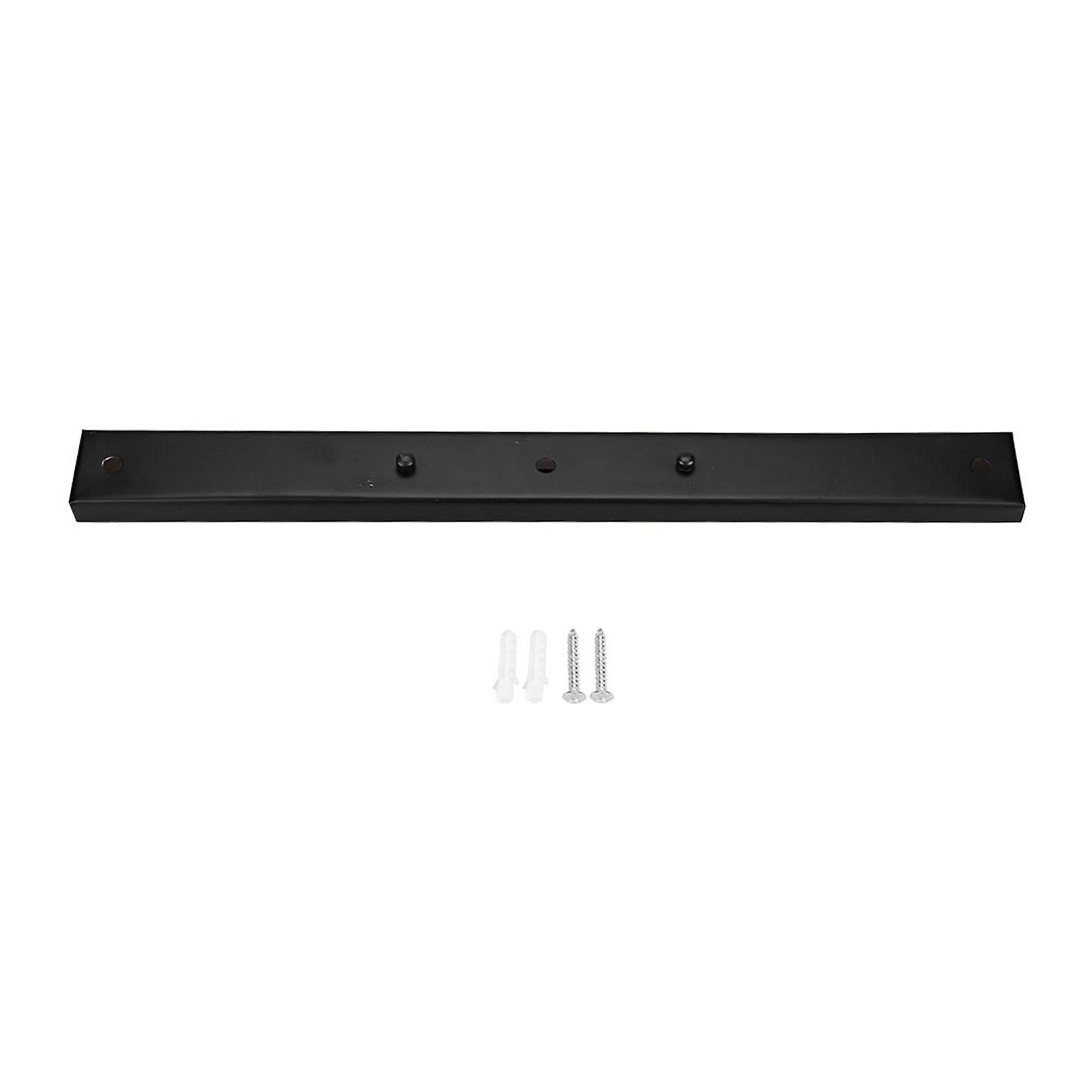 Ceiling Light Fixture Base Black Rectangular Metal Sturdy Design Easy Installation Durable Lamp Holder Accessories for Home Lightin