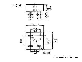 Bridge Rectifier 800V-35A (Kbpc3508)