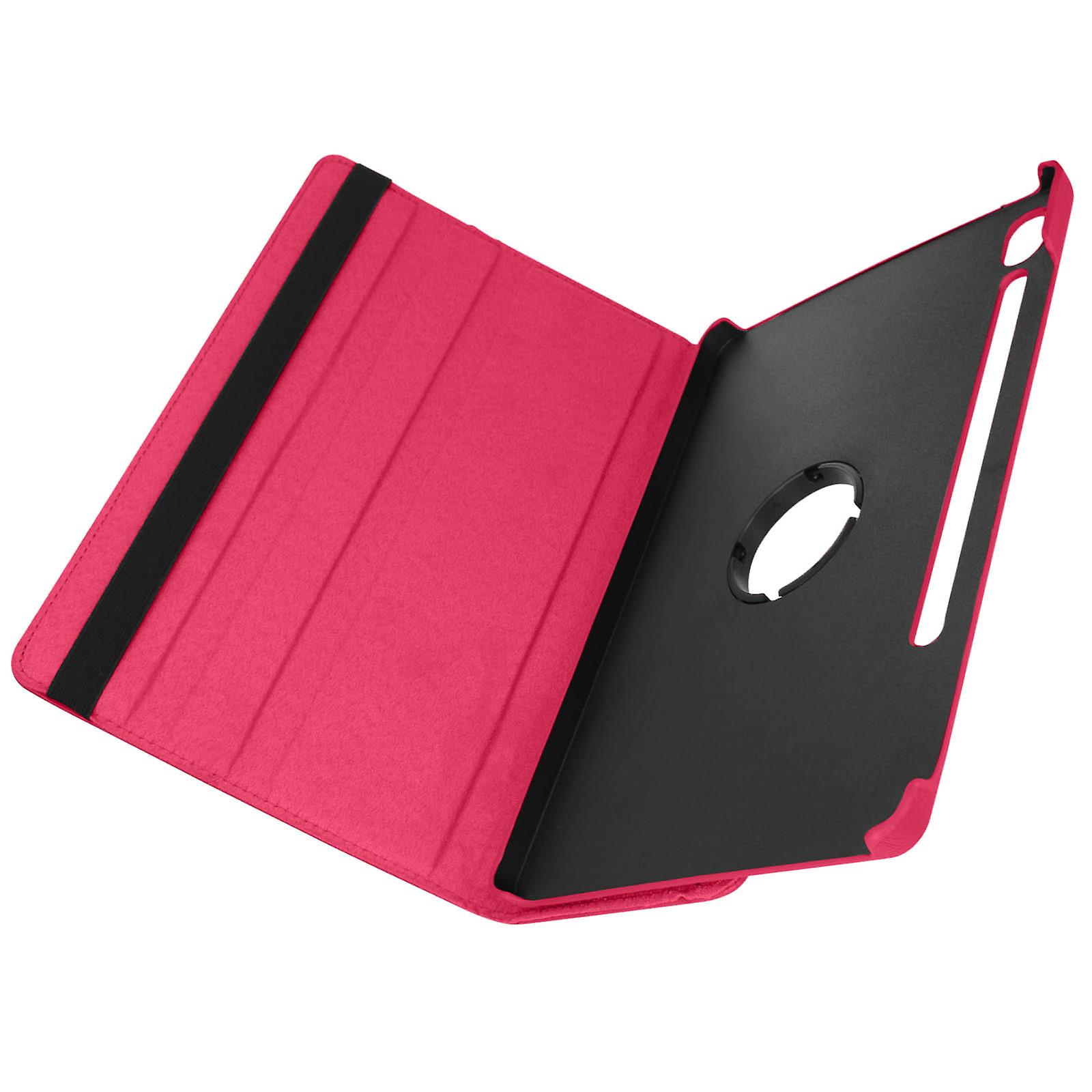 Folio Case for Tab S9 FE Rotating Stand Landscape Portrait, Fuschia