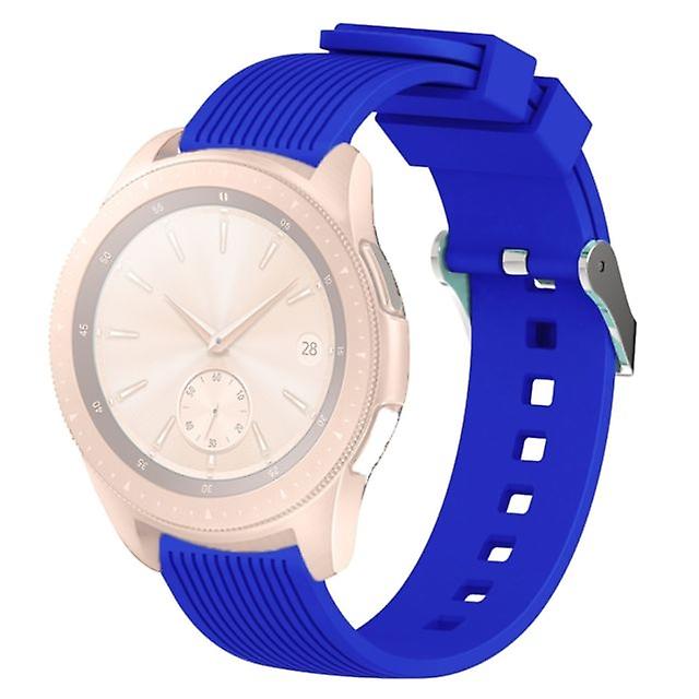 Watchband with vertical grain wristband for Galaxy 42 mm (sapphire blue)