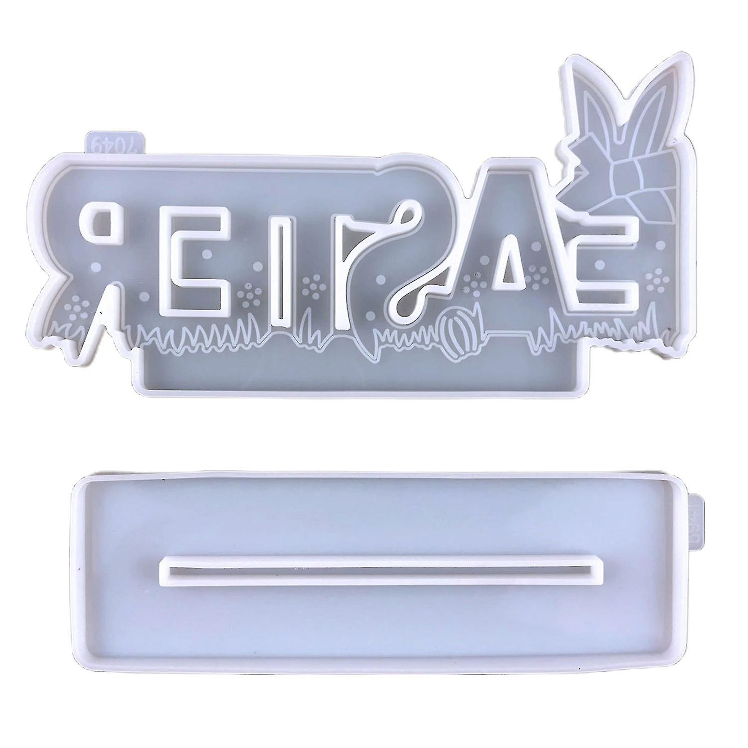 Easter Bunny Ornament Mold Smooth Edge Reusable Easy Demolding Great Tenacity Non Adhesive Decorativ