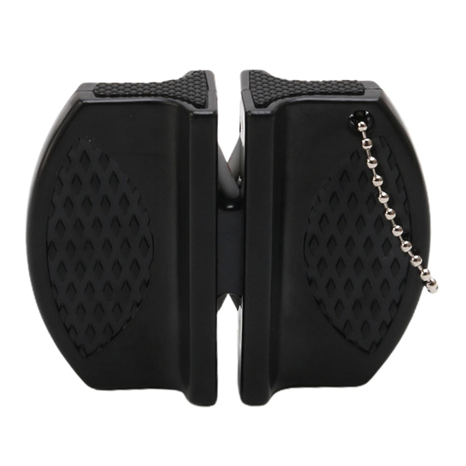 Double Sided Sharpener with Hook Chain Multifunctional Portable Mini Pocket Sharpening Tool Kitchen