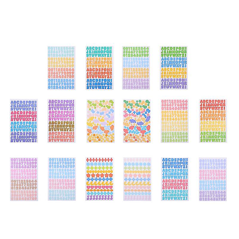 8sheets Self-adhesive Stickers