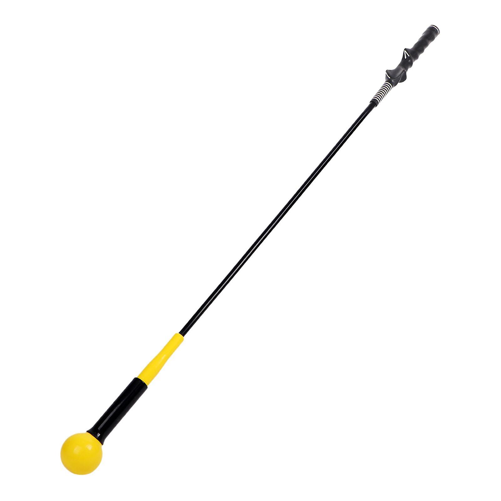 Golf Swing Trainer Aid Golf Comfortable Grip Golf Practice Tool for Beginner Yellow