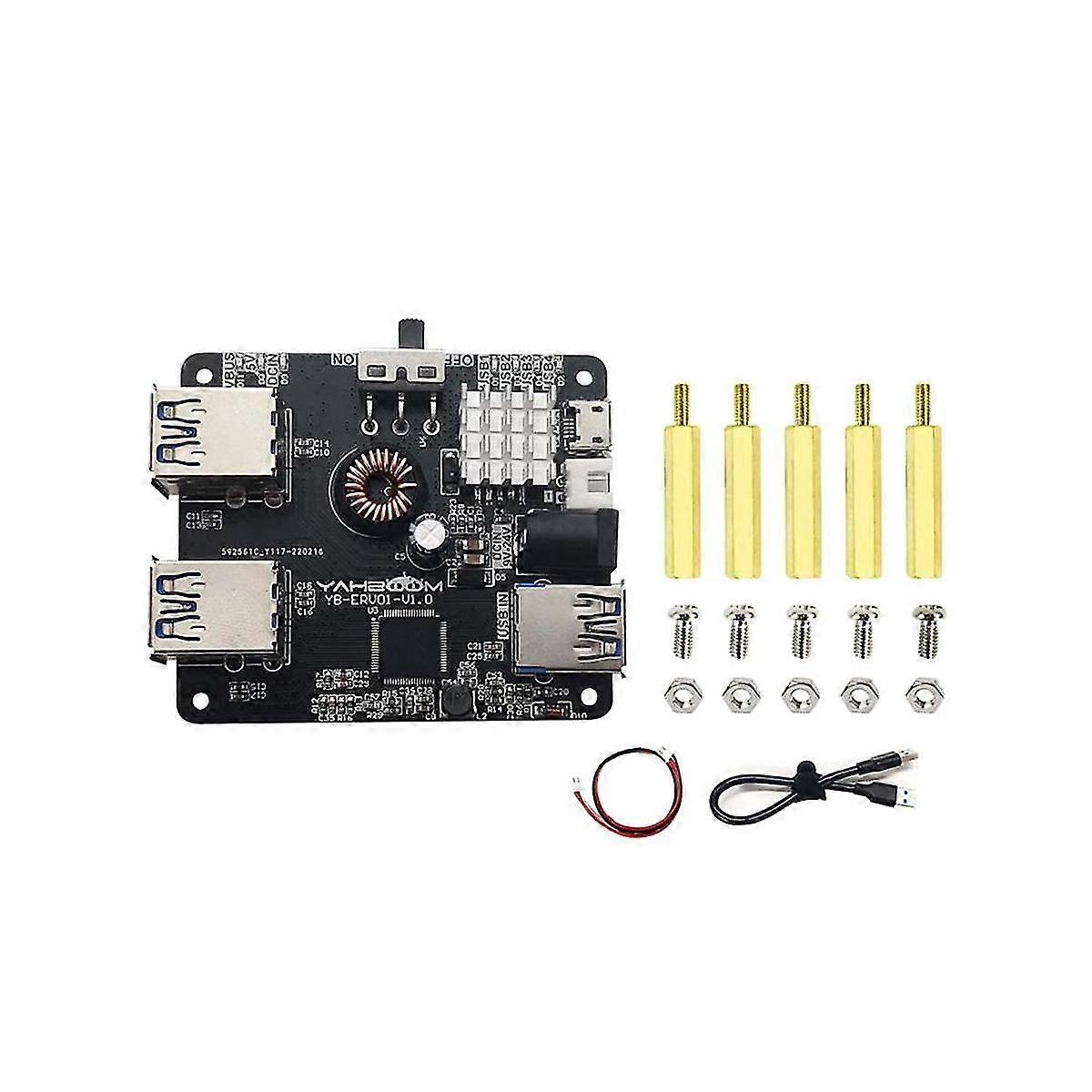 Usb3.0 Hub Expansion Board Suitable For Ros Robot Car Sunrise X3 Pi Nano Series Motherboard