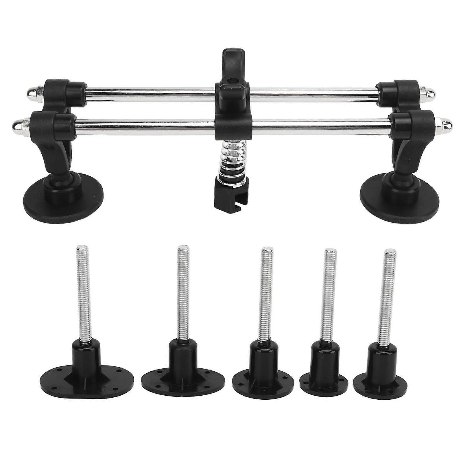 Double Pole Bridge Dent Puller Kit Paintless Dent Repair Kit for Auto Dent Removal Minor Dents Black E2U311