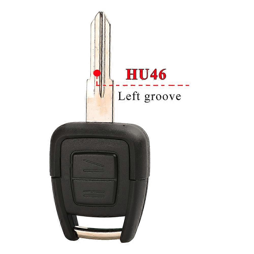 Remote Car Key Shell for OPEL VAUXHALL Vectra Zafira Omega Astra h j insignia g B c Mokka Fob HU43 HU46 YM28 HU100