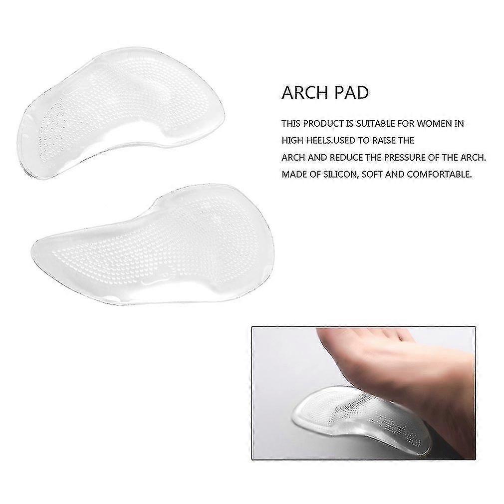 Flat Feet Corrector For Shoes Silicone Orthotic Insole Arch Support Pad