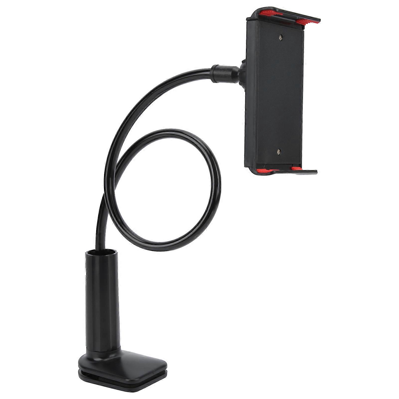 Gooseneck Mount Adjustable Live Broadcast Support With Clip For Guitar Bass Head Phoneblack