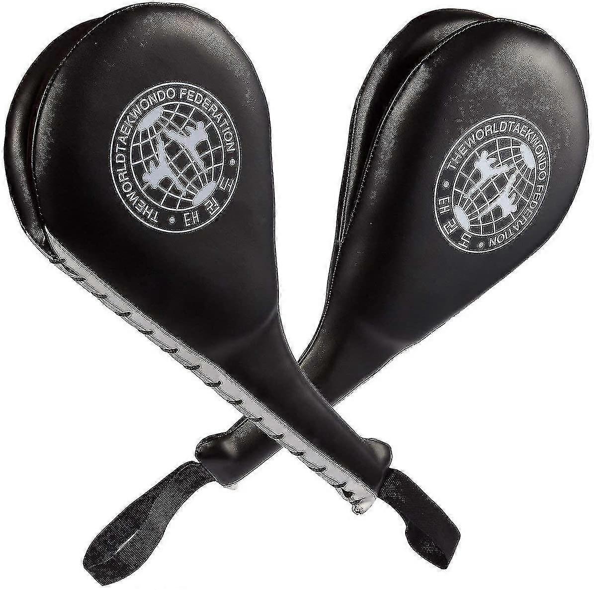 GYFDYMPack 2 Taekwondo Kick Pads - διπλά ανθεκτικά μαξιλάρια απεργίας κλωτσιών για τον αθλητισμό μάχης κατάρτισης kickboxing