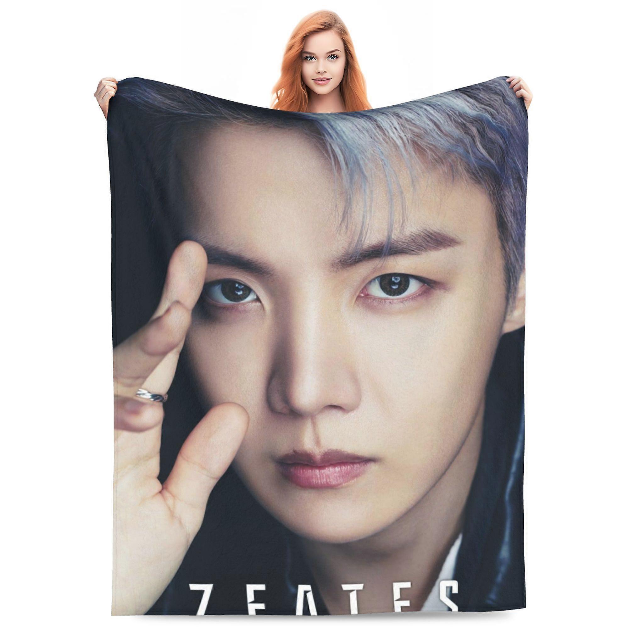 BTS j-hope (17) Soft Throw Blanket Flannel Blankets Home Furnishing Blanket Sofa Blanket-ML3797